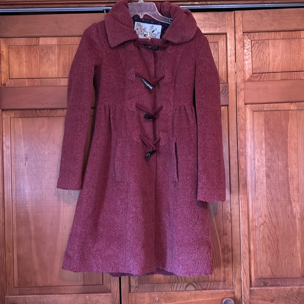 Tabitha Anthropologie wool coat